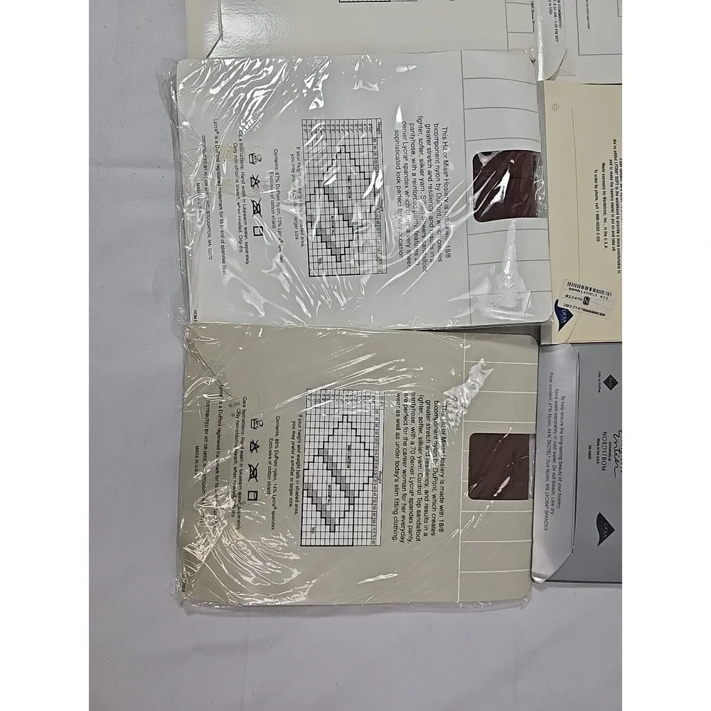 Lot (12) Pantyhose Sz C | Black & Beige Nordstrom, Hanes, The Limited, Hit or Mi